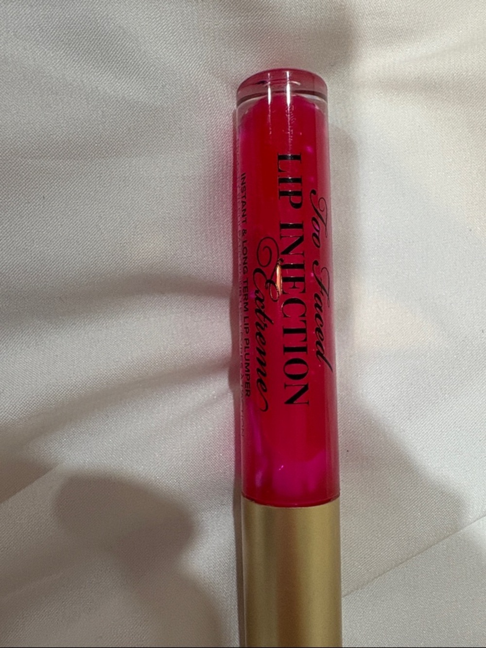 Too Faced Lip Injection Extreme in Pink Punch NEW, UNUSED, NO BOX